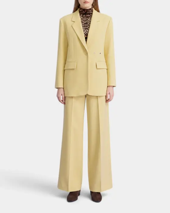 Winter Butter Yellow Tailored Suit image 0