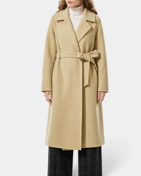 Belted Pure Wool Overcoat  image 0