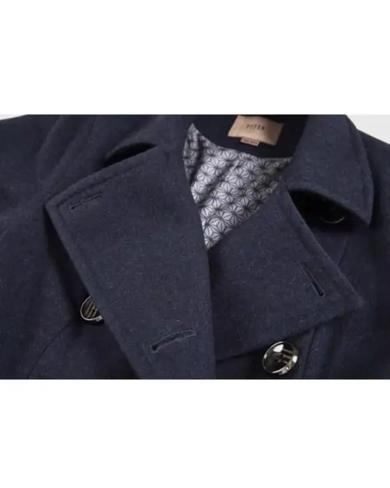 Slim-Fit Blend Pure Wool Coat image 6
