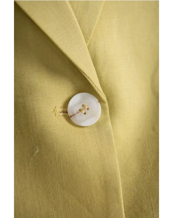 Fine Tencel & Linen Blazer – Soft Drape, Breathable Texture & Casual Loose Fit image 16