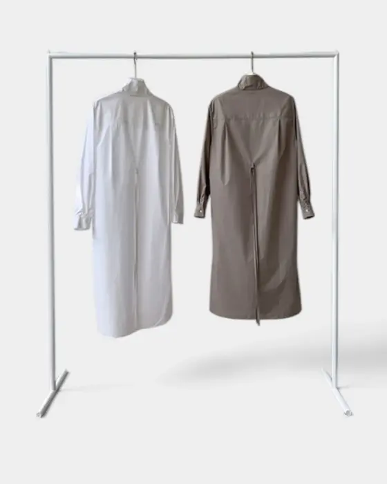 Long Shirt Dress with Belt – Relaxed Fit & Structured Design image 13