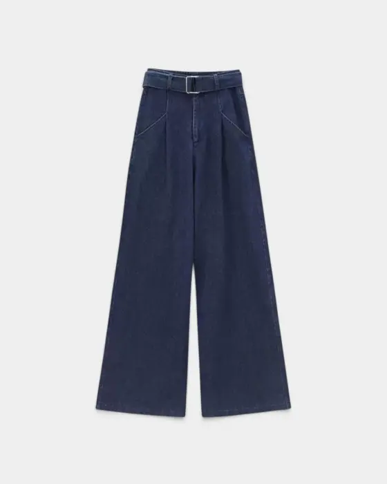 Denim Set – Shirt & Pants with Belt image 4
