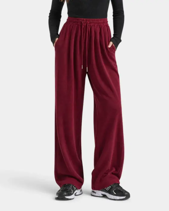 Wide Leg sweatpants with Brushed Lining image 2