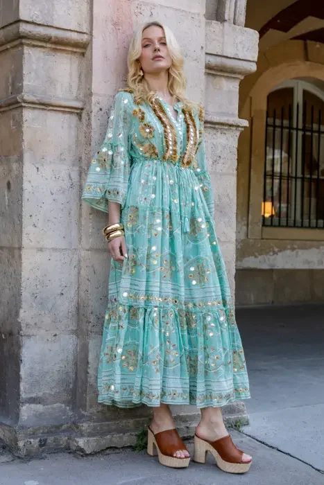 EMBROIDRED INDIAN DRESS image 2