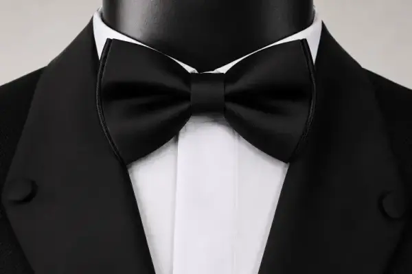 بابيون رجالي أسود كلاسيك image 0