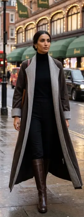 Winter gray london abaya image 0
