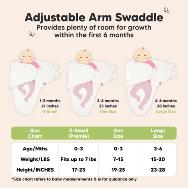 Soft White Ridge Soothe Swaddle Wraps - Pack of 3 image 4