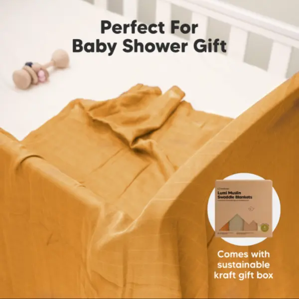 Spice Lumi Muslin Swaddle Blankets - Pack of 4 image 8