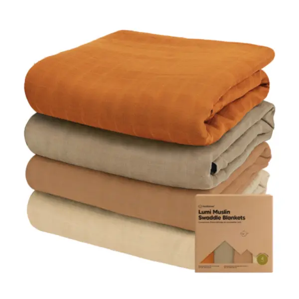 Spice Lumi Muslin Swaddle Blankets - Pack of 4 image 0