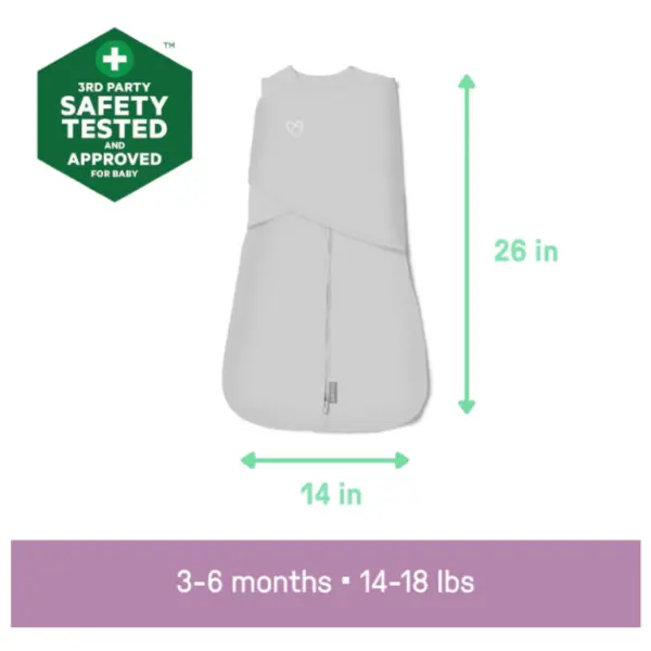 SwaddleMe Arms Free Convertible Swaddle 3-6 months-Luna image 3