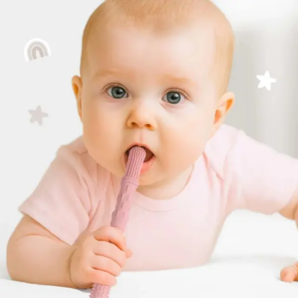 Hallow Teething Tubes - Sage Set image 2