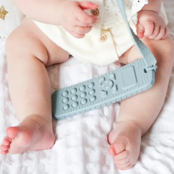 Sensory Popper Teether Phone - Blue image 1