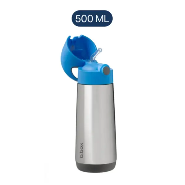 B Box Insulated Drink Bottle - 500 ML - Blue Slate image 0