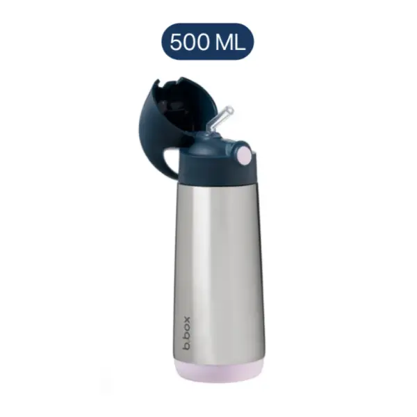 B Box Insulated Drink Bottle - 500 ML - Indogo Rose image 0