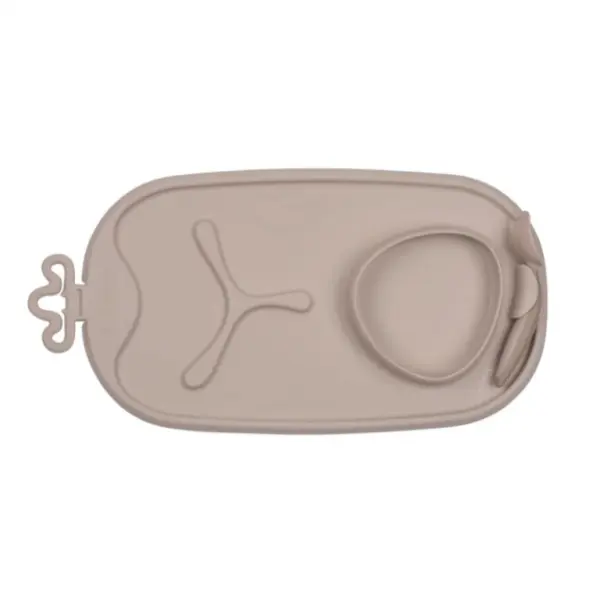roll + go mealtime mat - latte image 0