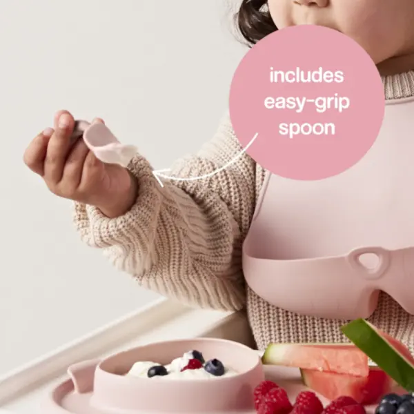 roll + go mealtime mat - Blush image 3