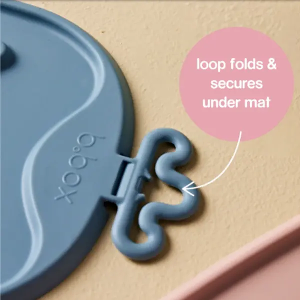 roll + go mealtime mat - Blush image 4