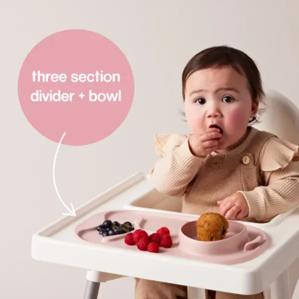 roll + go mealtime mat - Blush image 5