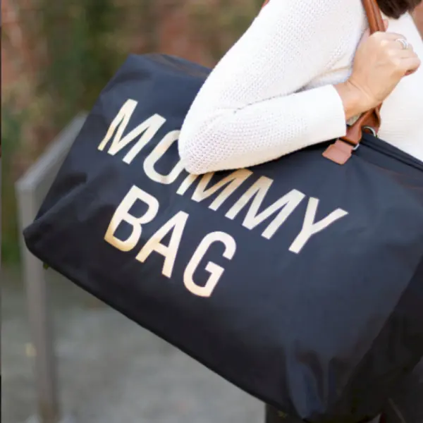 Childhome Mommy Bag Black Gold image 2