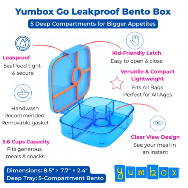 Yumbox Go – Berlin Gray image 5