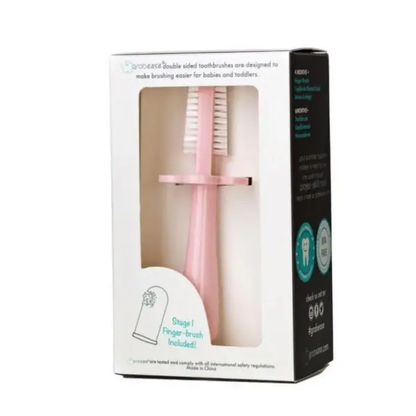 Blush Double Sided Toothbrush image 2