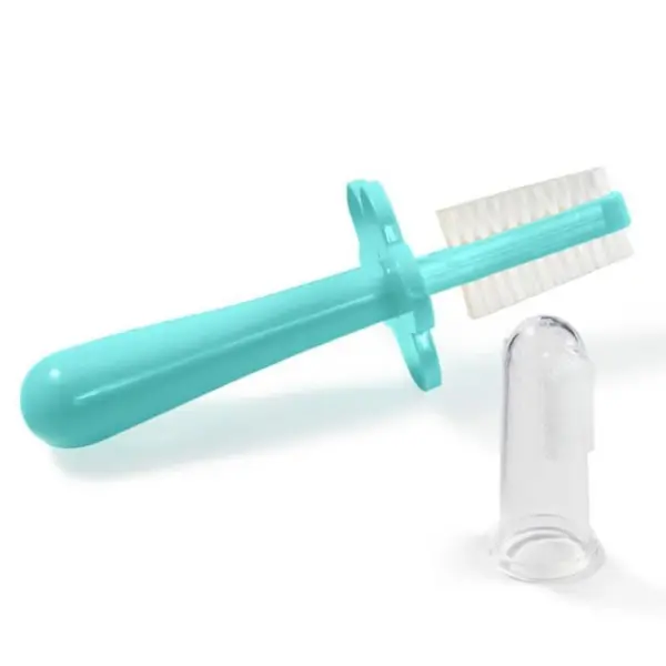 Teal Double Sided Toothbrush image 0