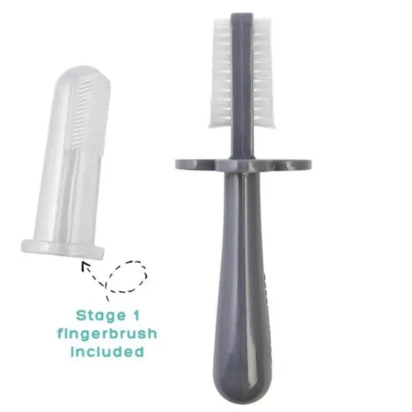 Grey Double Sided Toothbrush image 1