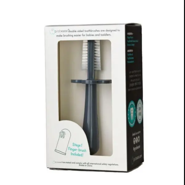 Grey Double Sided Toothbrush image 2