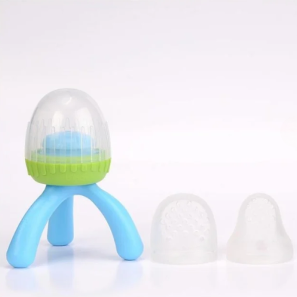 Silicone Fresh Food Feeder DUO - Strawberry shake image 1