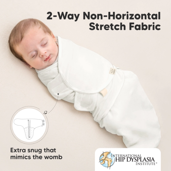 Soft White Ridge Soothe Swaddle Wraps - Pack of 3 image 2