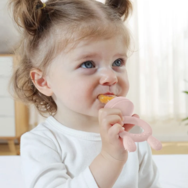 Fresh Food Feeder Teether + Freeze Tray - Pea Green image 3