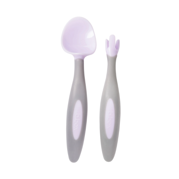 toddler utensil set - boysenberry image 0