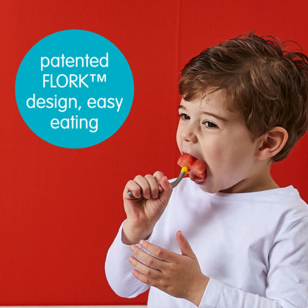 toddler utensil set - boysenberry image 3