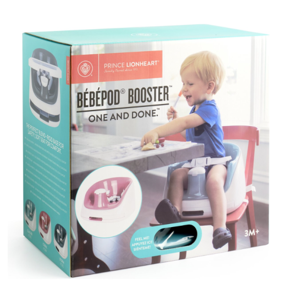 Prince Lionheart Bebe Pod Booster Seat - Coral image 5