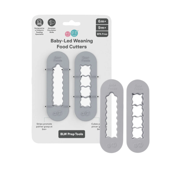 Baby-Led Weaning Food Cutters - Pewter image 0