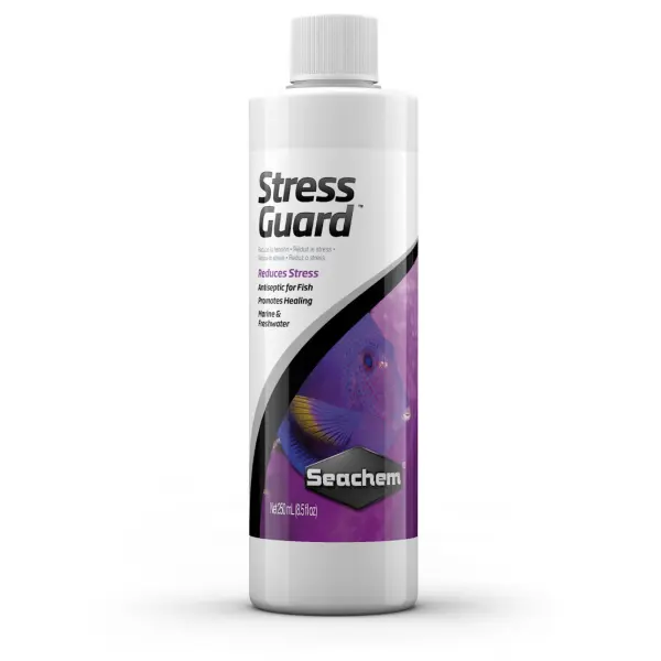 Seachem Stress Guard Antiseptic for Marine &amp; Freshwater Fish 250 ml image 0