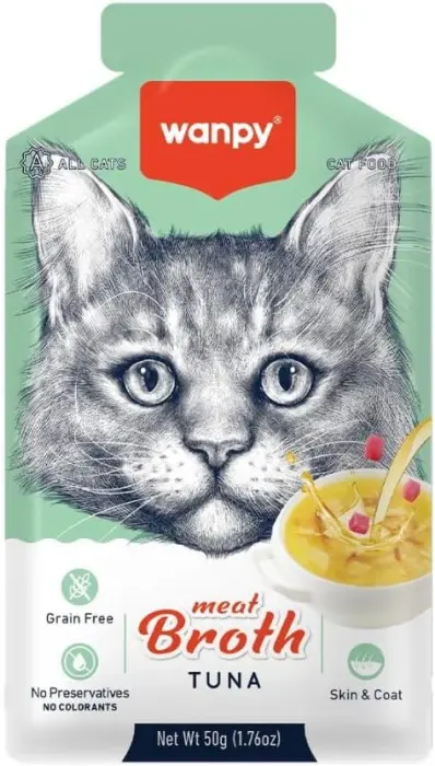 Wanpy Meat Broth Tuna for Cats (50gm) image 0