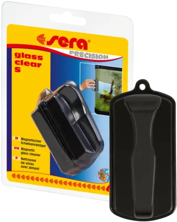 Sera Glass Clear TA6 Algae Magnet for Aquarium with Thermometer image 0