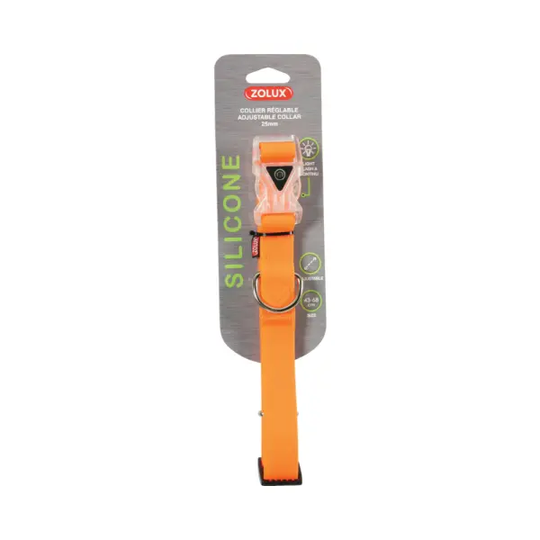 ZOLUX  leashes NYLON LEAD 1M 25MM ORANGE image 0