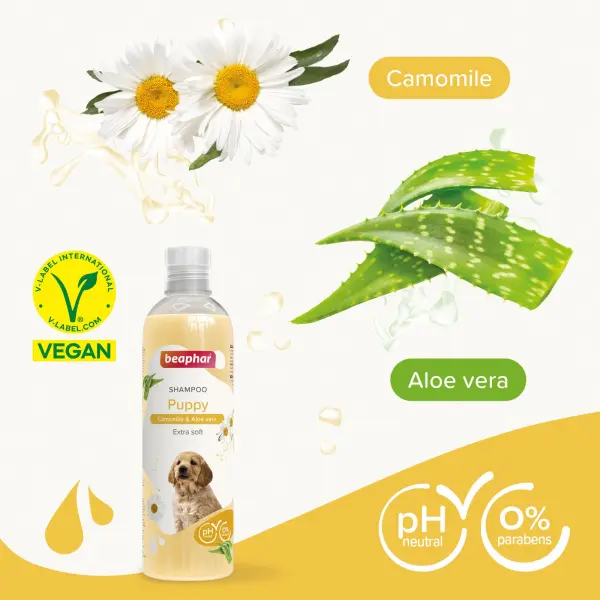 beaphar Kamille &amp; Aloe vera for puppies 250 ml image 1
