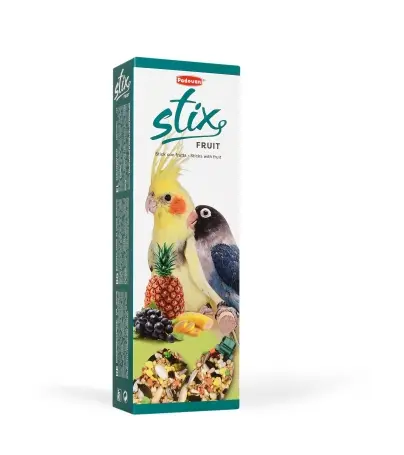 Padovan Stix Fruit Parrocchetti Bird Food for Parakeets100gm image 0