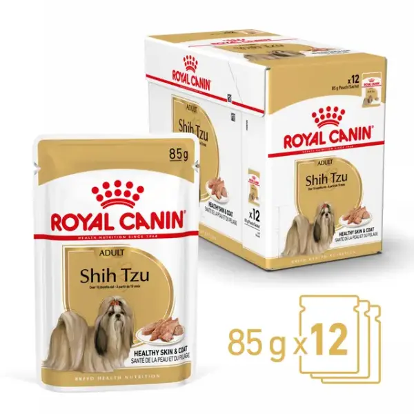 Royal Canin Wet Dog Food for Adult Shih Tzus Pouch (10+ Month) image 1