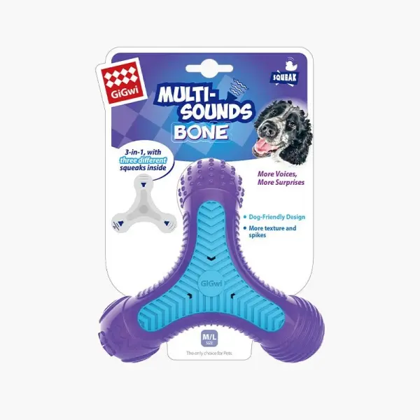 GiGwi Multi-sounds Bone image 0