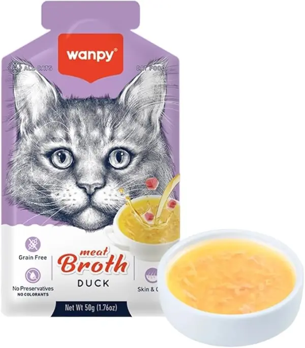 Wanpy Meat Broth Duck for Cats (50gm) image 1