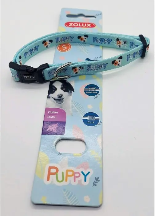 Zolux Collar For Puppies Mascot 8 Mm - Blue image 1