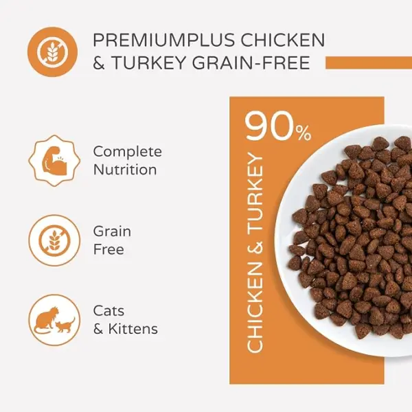 Thrive Cat Chicken with Turkey Dry food (1.5kg) image 3