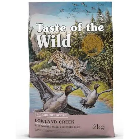 Taste of the Wild Lowland Creek Dry Cat Food with Roasted Quail &amp; Duck 85 gr image 0