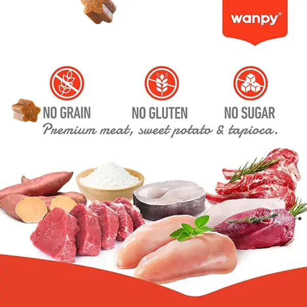 Wanpy Training Bites Dog Treats with Lamb 100 g image 3
