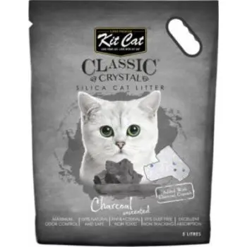 KitCat Cat Classic Clump Litter Charcoal 7kg image 0