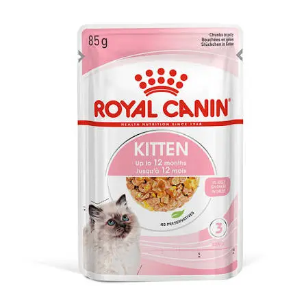 Royal Canin Kitten Instinctive in Jelly Wet Food 85G image 0